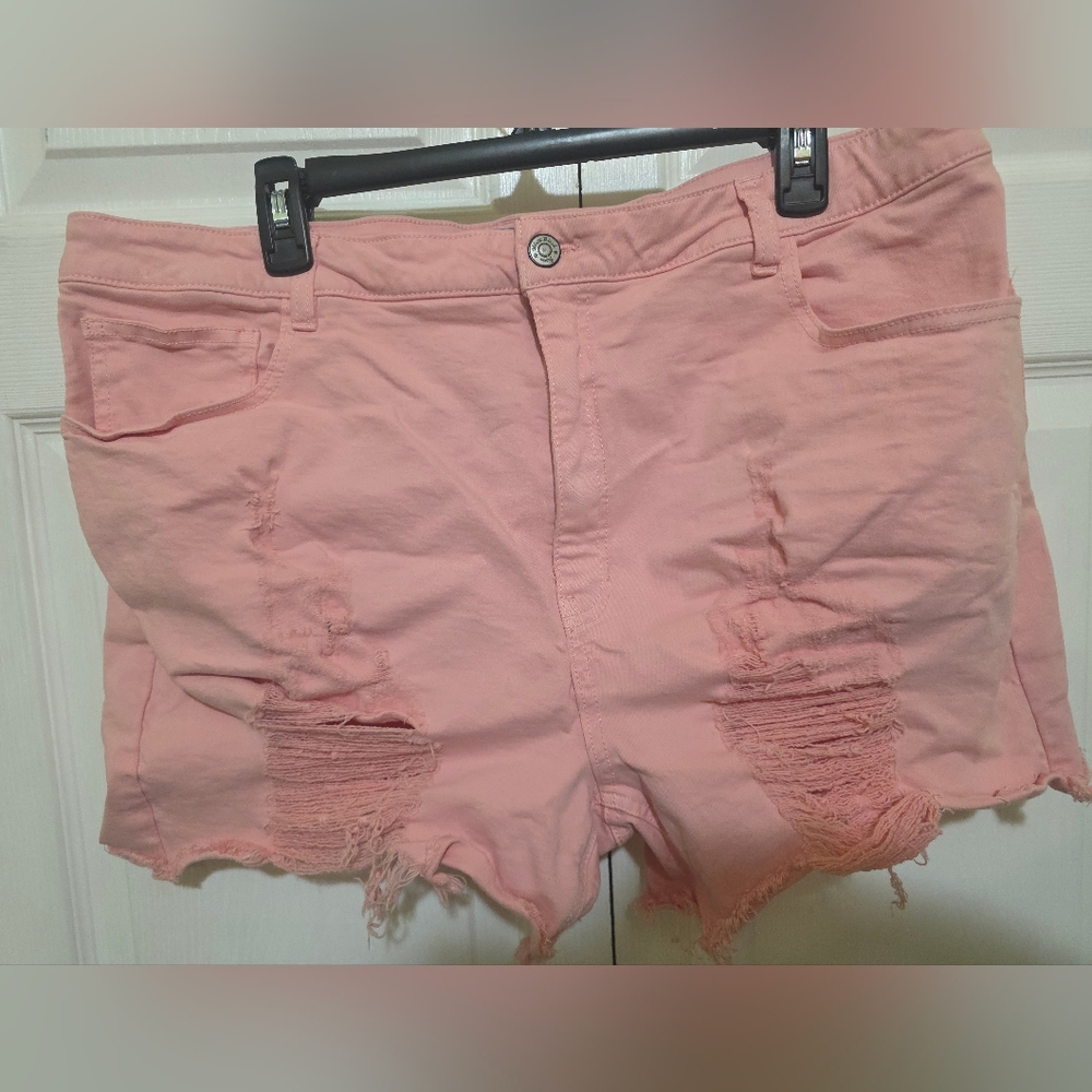 White Birch Distressed Shorts